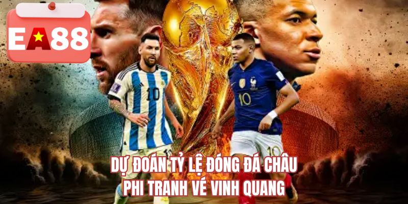Dự đoán tỷ lệ đóng đá châu Phi tranh vé vinh quang