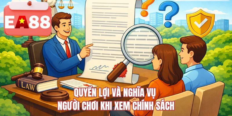 Quyền lợi và nghĩa vụ người chơi khi xem chính sách